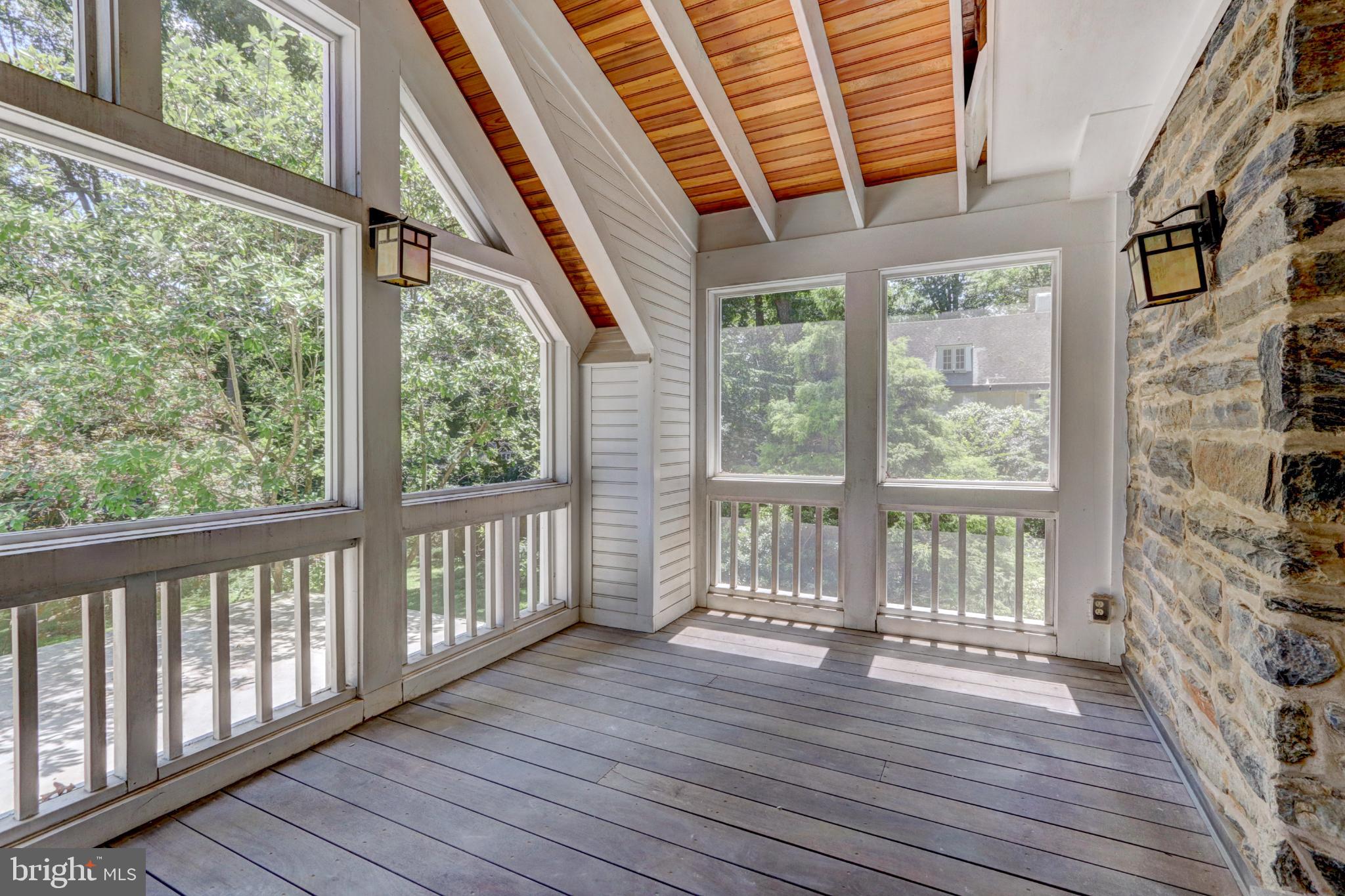 217 Glenn Road Ardmore, PA 19003 - Photo 41 of 65 a view of porch with wooden floor and furniture