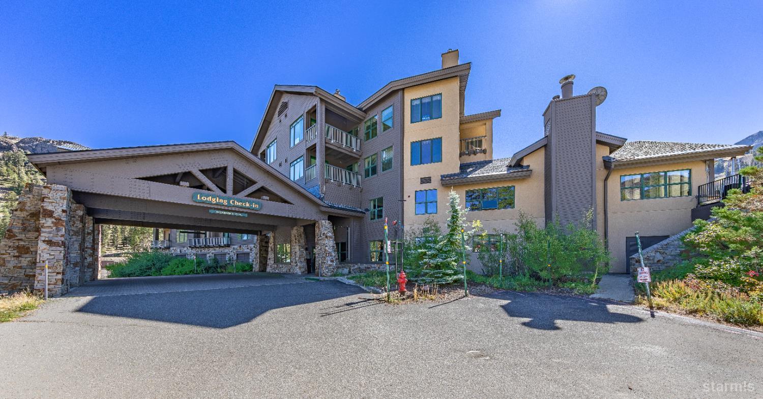 1399 Kirkwood Meadows Drive, Unit R220 Kirkwood, CA 95646 - Photo 39 of 40 a front view of a building with garden