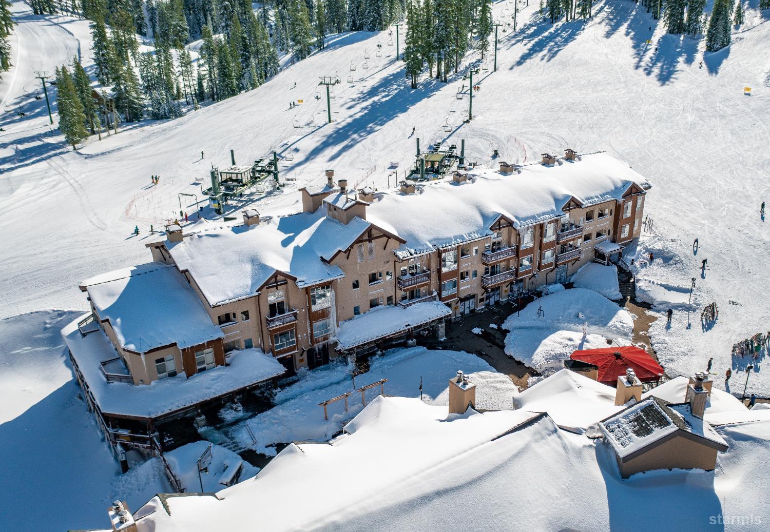 1399 Kirkwood Meadows Drive, Unit R220 Kirkwood, CA 95646 - Photo 10 of 40 a view of a terrace with furniture and garden