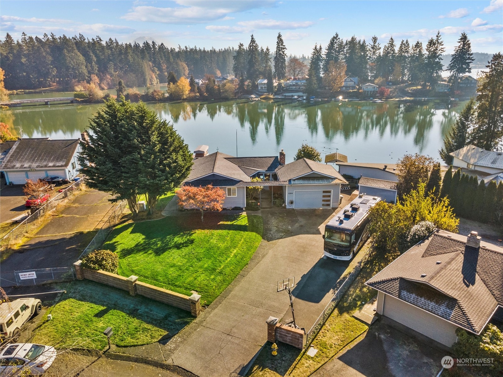 1304 153rd Street South Spanaway, WA 98387 - Photo 1 of 39 a picture of city view with lake view and mountain view