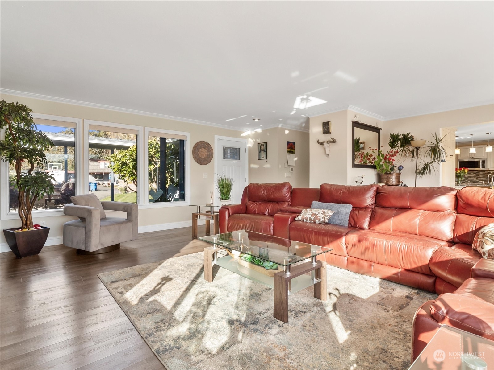 1304 153rd Street South Spanaway, WA 98387 - Photo 6 of 39 a living room with furniture and a large window
