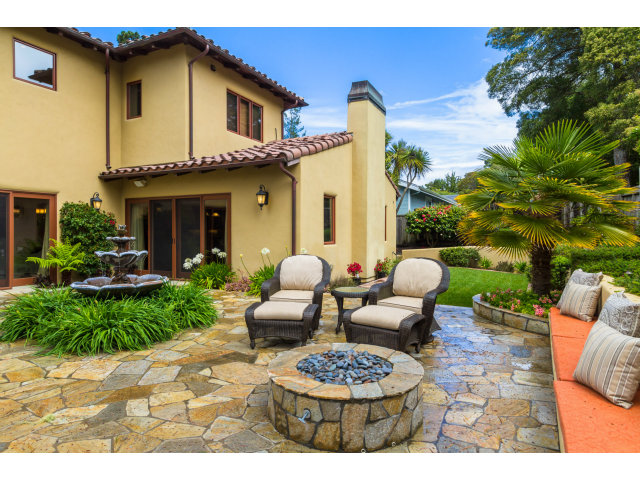 3027 Sherman Road Pebble Beach, CA 93953 - Photo 23 of 25 a view of a house with backyard and sitting area