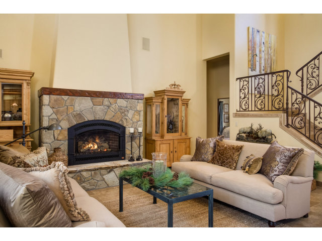 3027 Sherman Road Pebble Beach, CA 93953 - Photo 4 of 25 a living room with furniture and a fireplace
