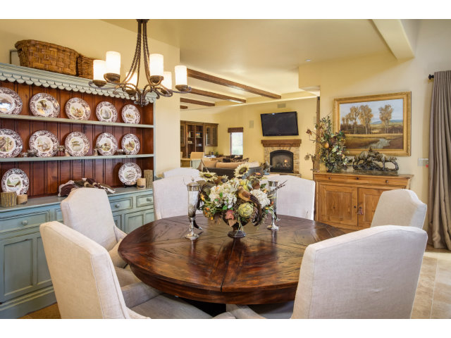 3027 Sherman Road Pebble Beach, CA 93953 - Photo 7 of 25 a living room with furniture and a fireplace