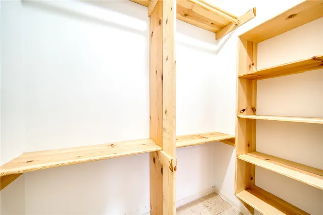 a view of a walk in closet