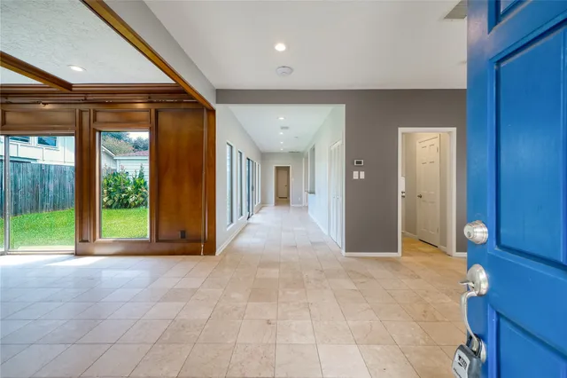 a view of an entryway of a house