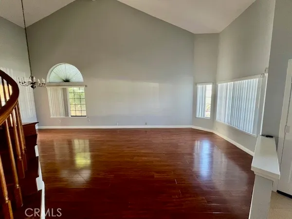 a view of livingroom with furniture and hardwood floor