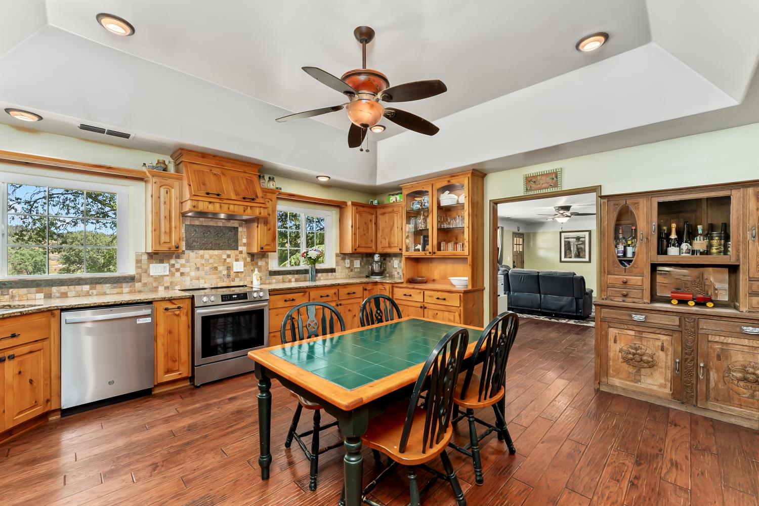 12850 Fiddletown Road Plymouth, CA 95669 - Photo 32 of 88 Updated country kitchen in main ranch house