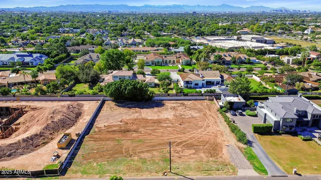 a view of a swimming pool and an outdoor space