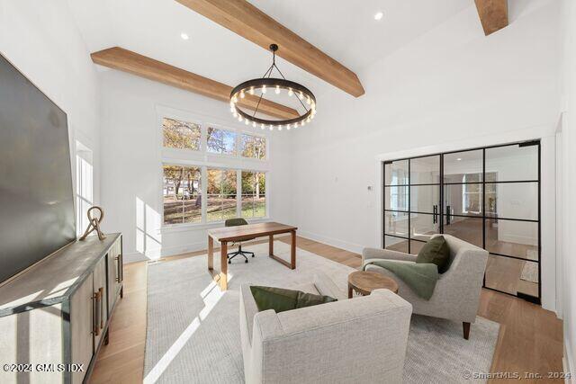 77 Stanton Road Darien, CT 06820 - Photo 6 of 39 a living room with furniture and a window