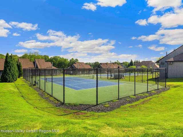 a view of a backyard with a garden