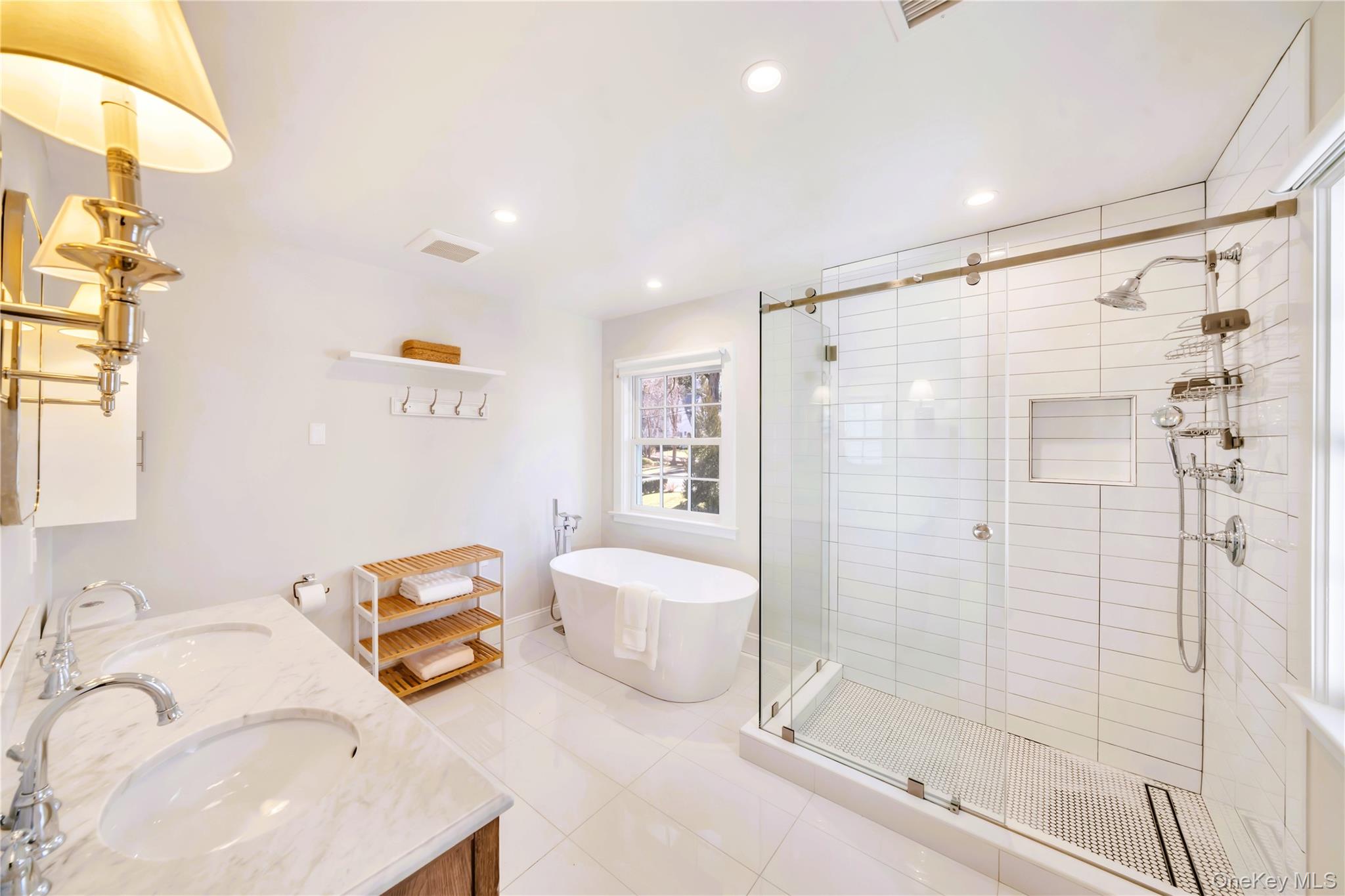 7 Putnam Road Scarsdale, NY 10583 - Photo 20 of 39 Oversized shower, soaking tub and radiant heated floors