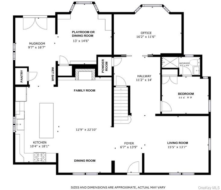 7 Putnam Road Scarsdale, NY 10583 - Photo 37 of 39 1st Floor Floorplan