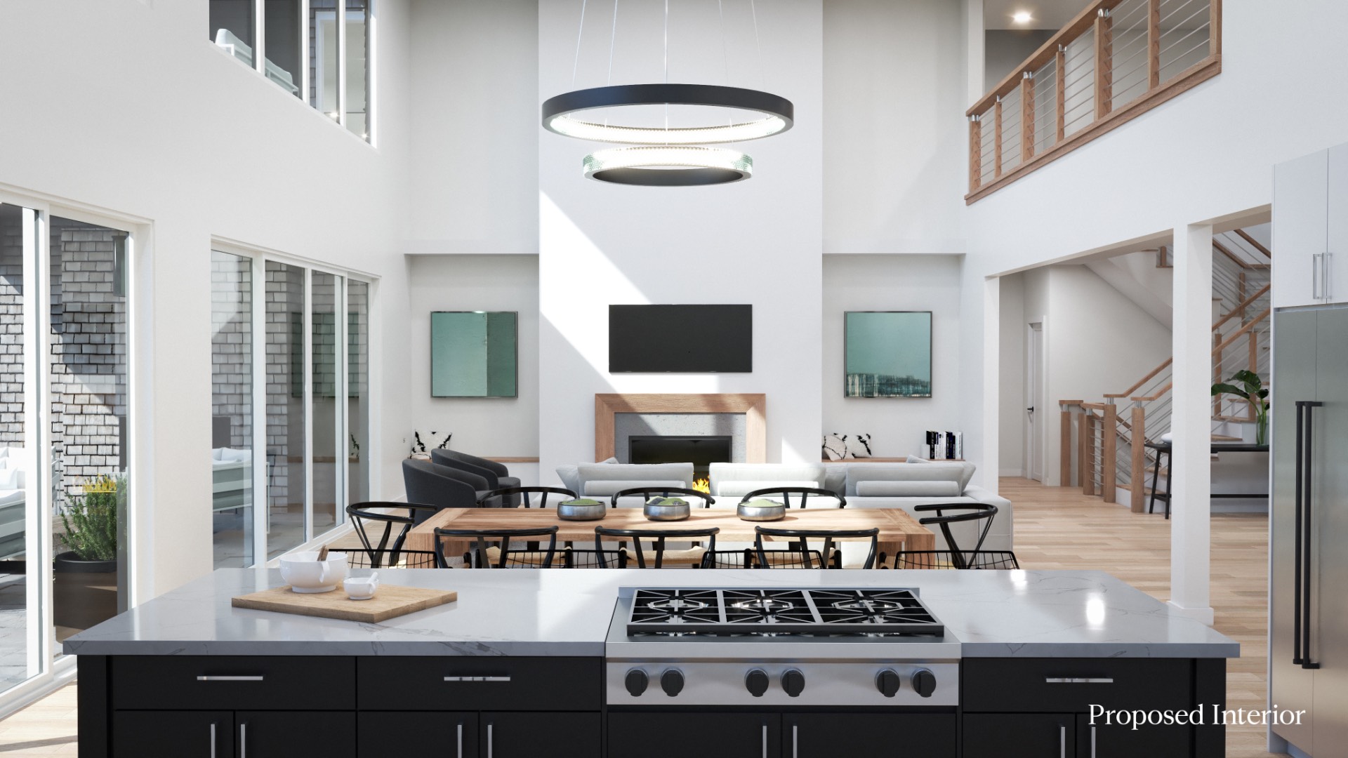 12 High Point Road East Hampton, NY 11937 - Photo 3 of 7 a kitchen with stainless steel appliances granite countertop a stove and a sink