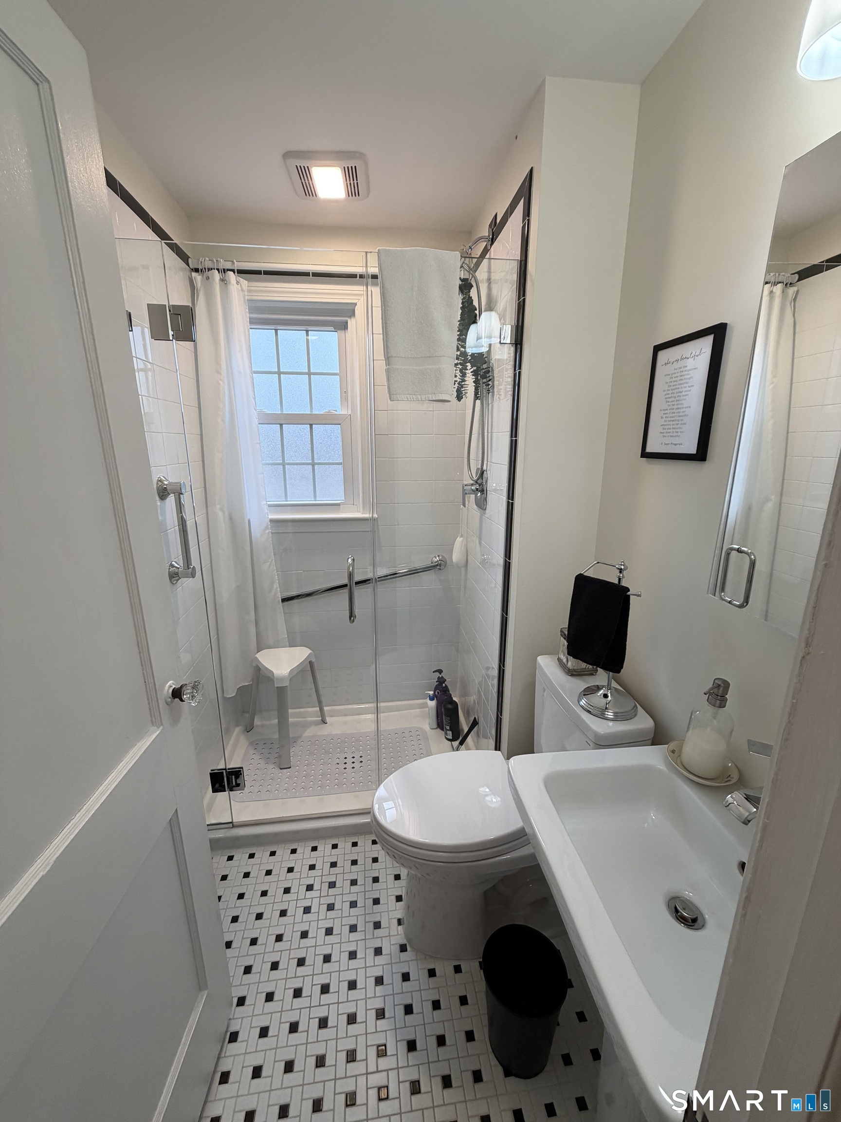 18 Bridge Street, Unit 2C Naugatuck, CT 06770 - Photo 10 of 23 a bathroom with a sink toilet and shower