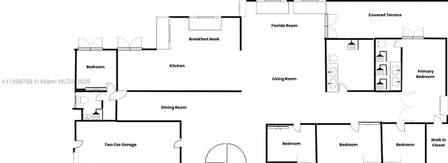 a picture of a floor plan
