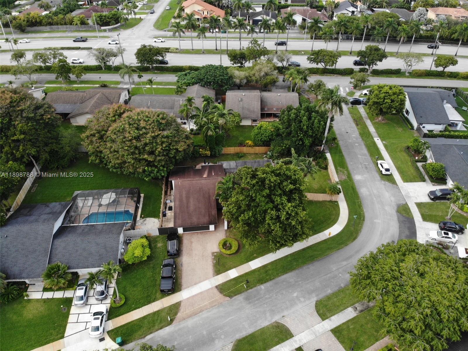 11471 Southwest 105th Terrace Miami, FL 33176 - Photo 41 of 41 an aerial view of a house with outdoor space