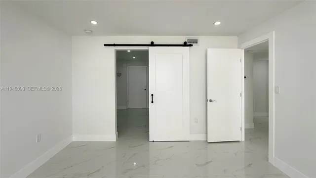 a view of an empty room