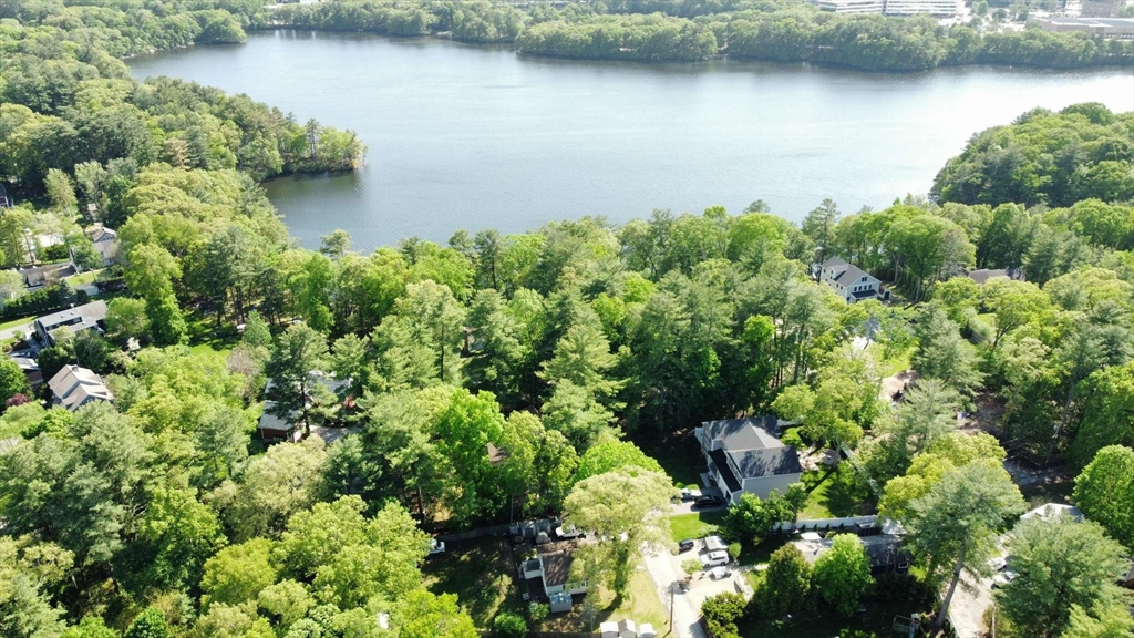 32 Birch Road Natick, MA 01760 - Photo 35 of 38 an aerial view of a houses with a lake view