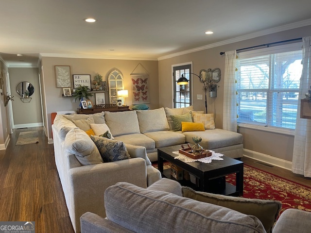 425 Trice Cemetery Road Thomaston, GA 30286 - Photo 7 of 30 a living room with furniture and a large window
