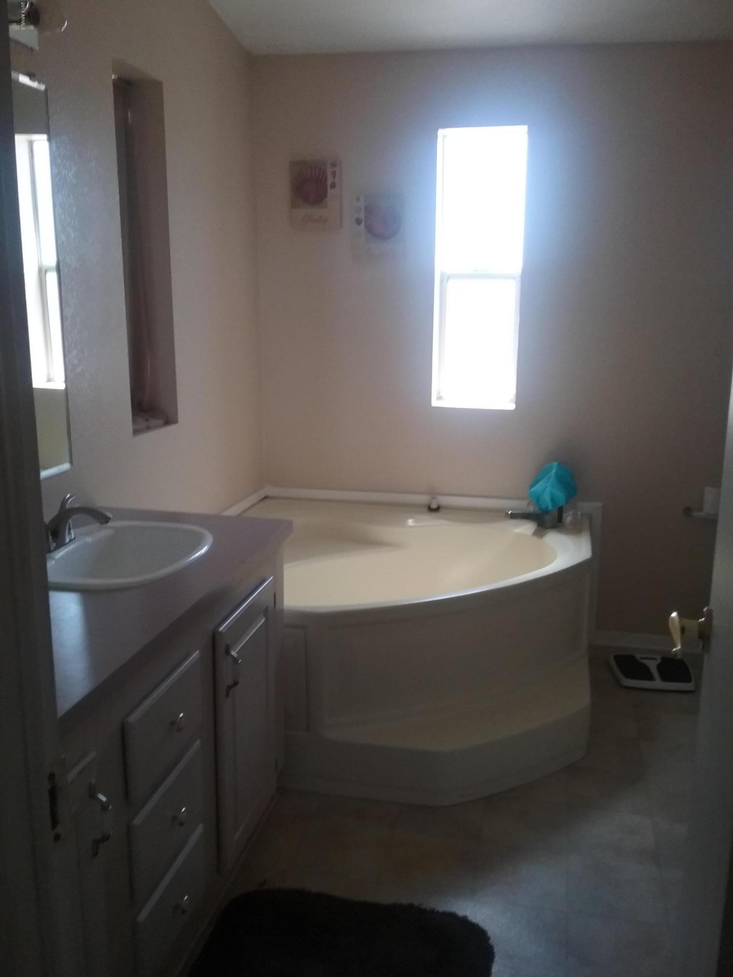 19827 West Rustler Road Buckeye, AZ 85326 - Photo 1 of 23 a bathroom with a sink and a bathtub