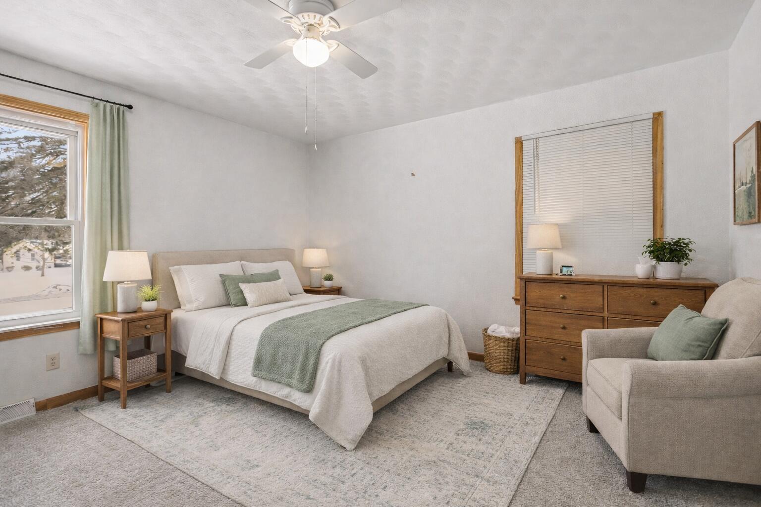 9567 Huntington Road Battle Creek, MI 49017 - Photo 13 of 22 VirtuallyStaged-Bedroom1a