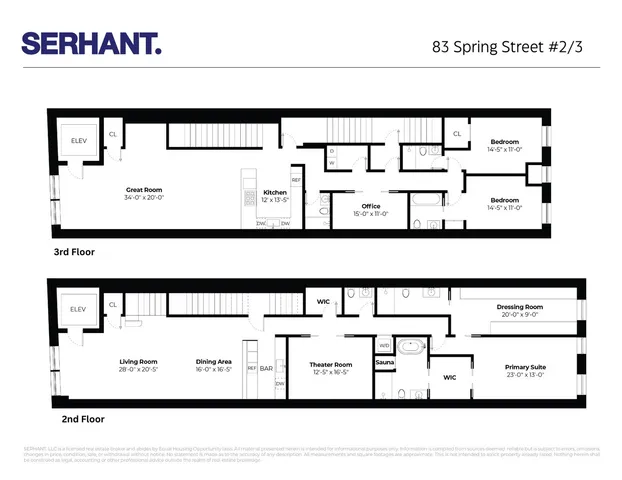 a front view of a building with potted plants