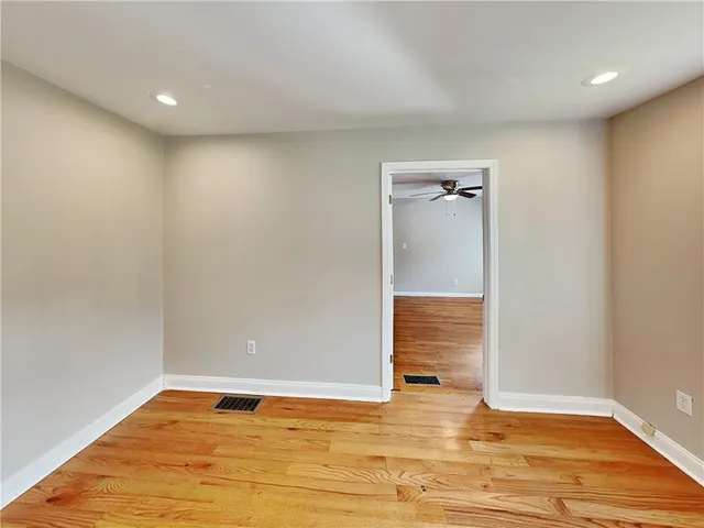 a view of empty room