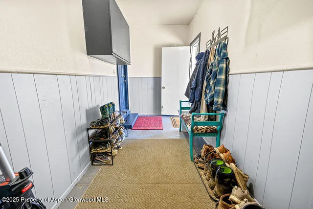 a view of a car park in front of house