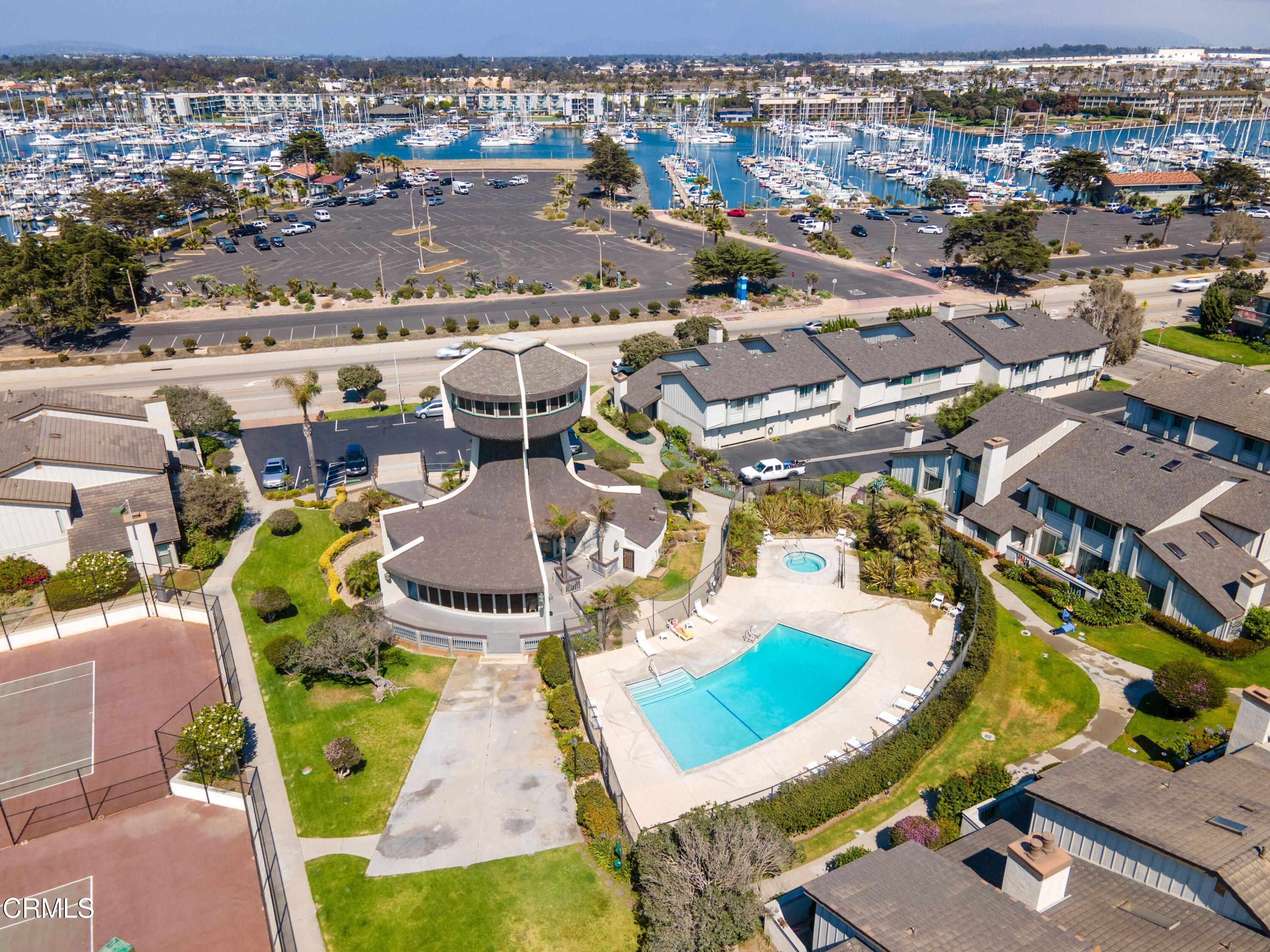 3134 Sunset Lane Oxnard, CA 93035 - Photo 16 of 21 an aerial view of a swimming pool patio and mountain view
