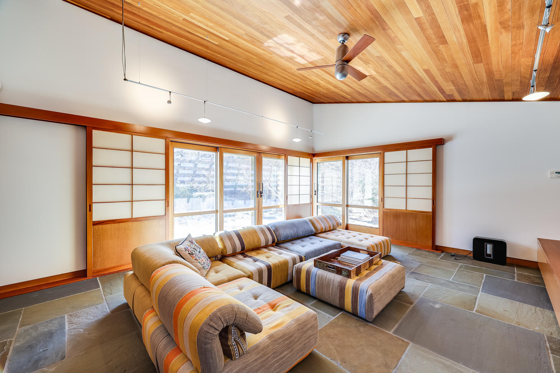 77 Fay Road Falmouth, MA 02543 - Photo 20 of 53 a living room with furniture and a large window