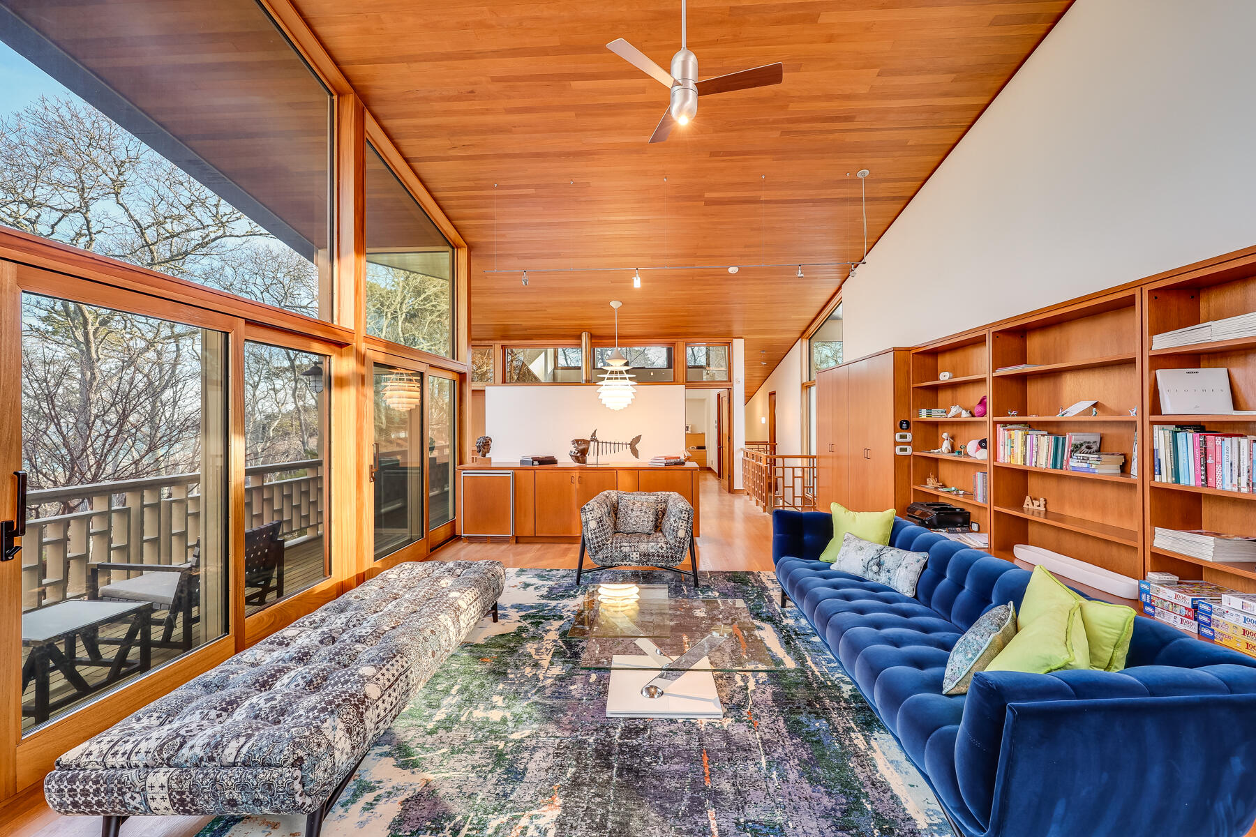 77 Fay Road Falmouth, MA 02543 - Photo 24 of 53 a living room with furniture a rug and a large window