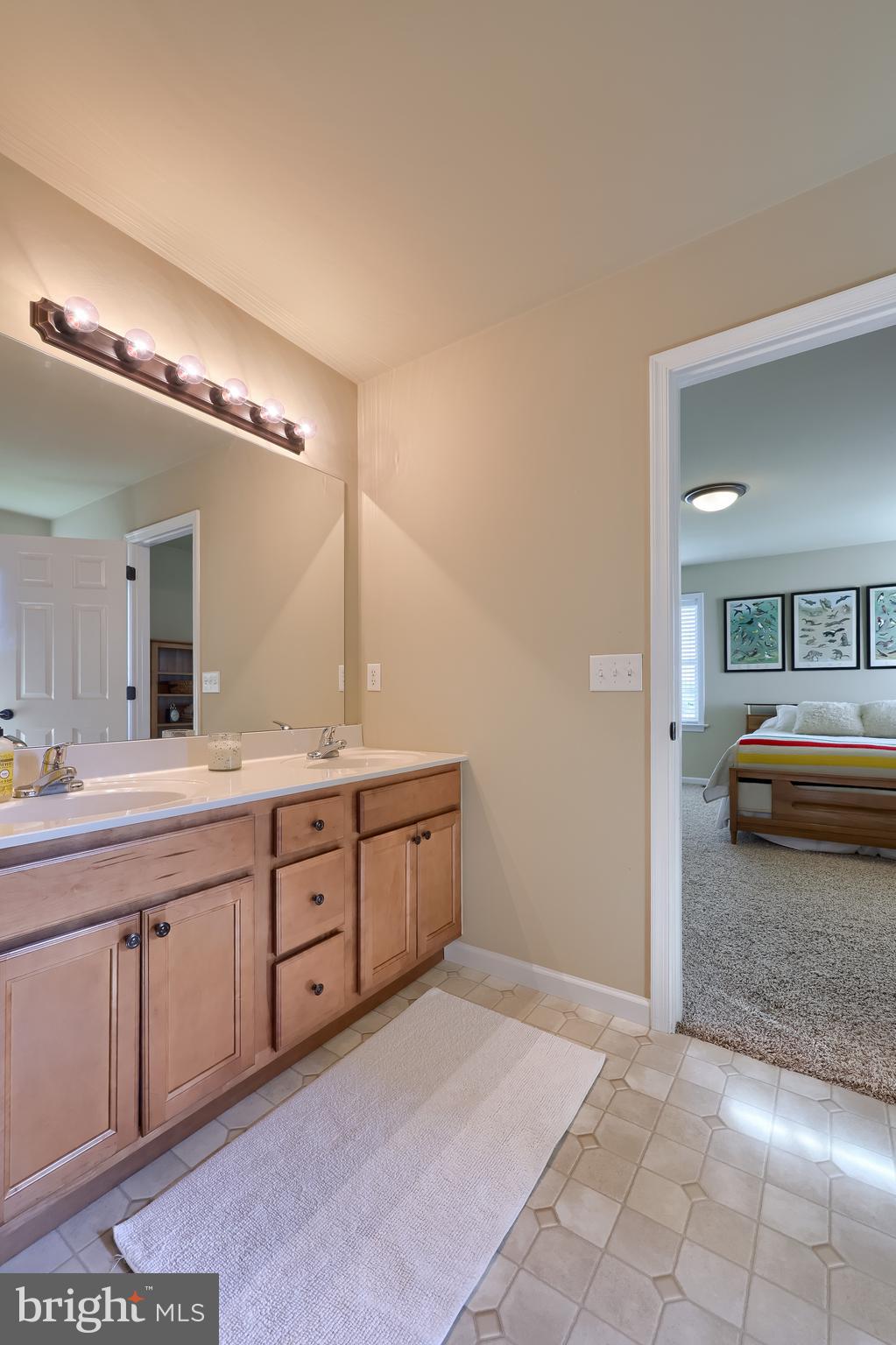 631 Owl Hill Road Lititz, PA 17543 - Photo 40 of 56 a spacious bathroom with a sink and a mirror