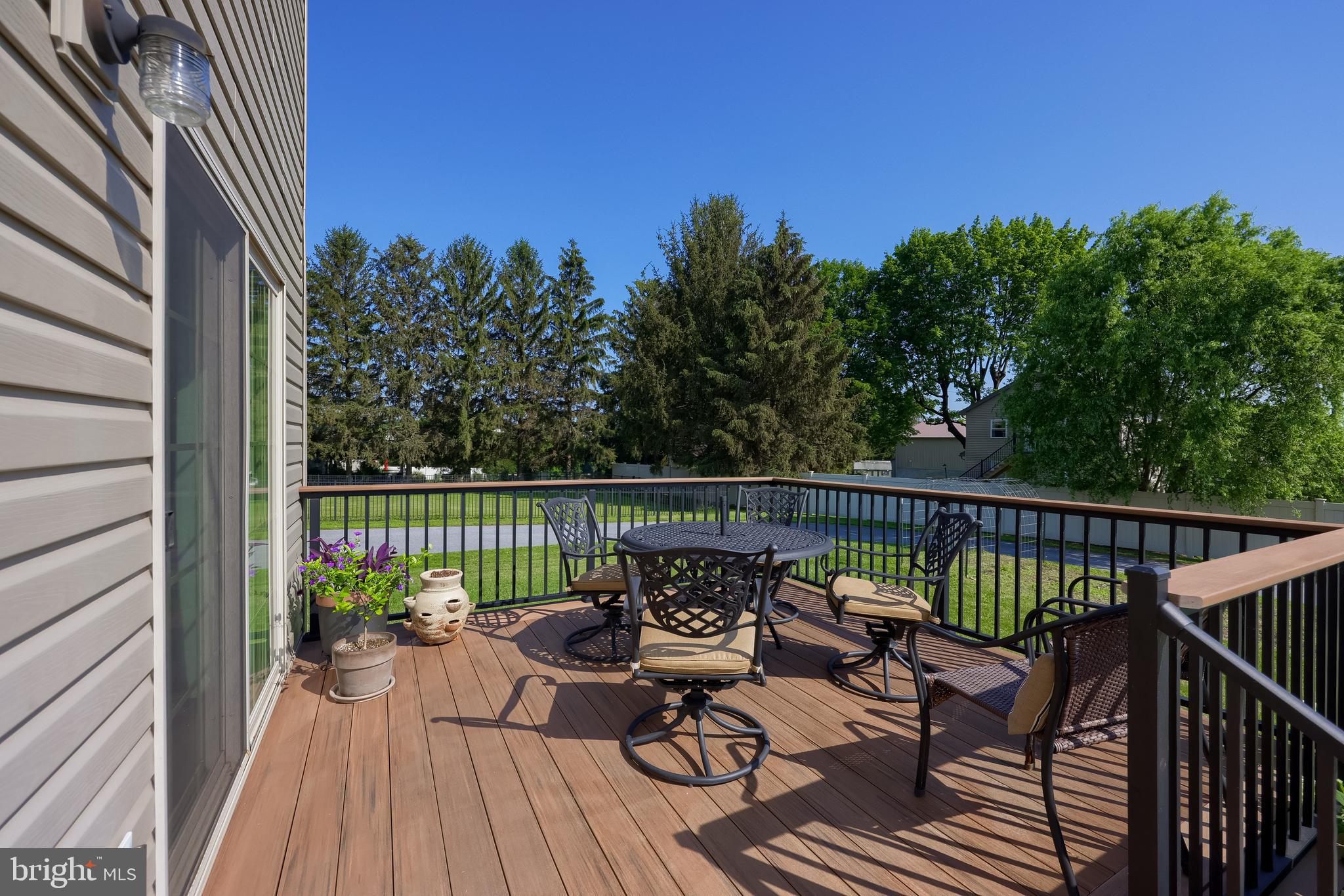 631 Owl Hill Road Lititz, PA 17543 - Photo 49 of 56 a view of balcony with furniture and wooden deck