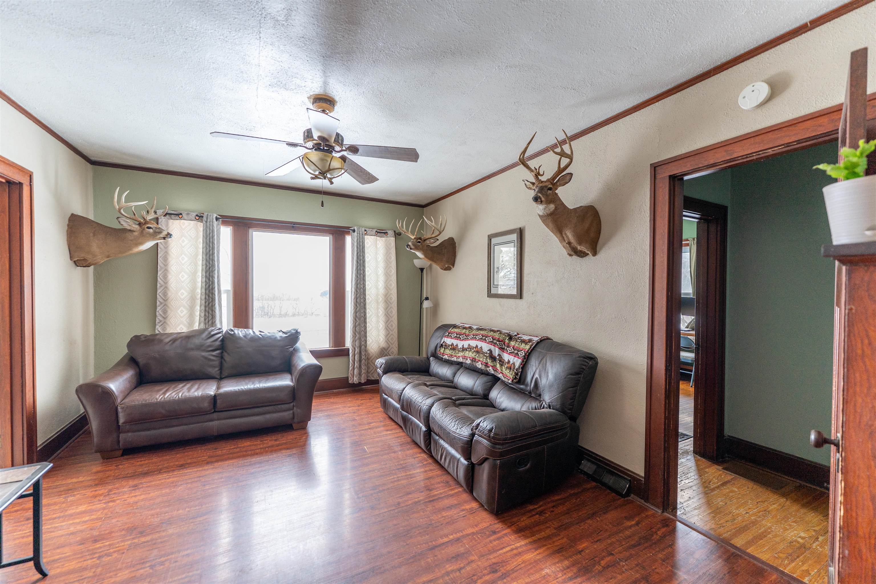7965 North Adeline Road Leaf River, IL 61047 - Photo 16 of 90 a living room with furniture and a window