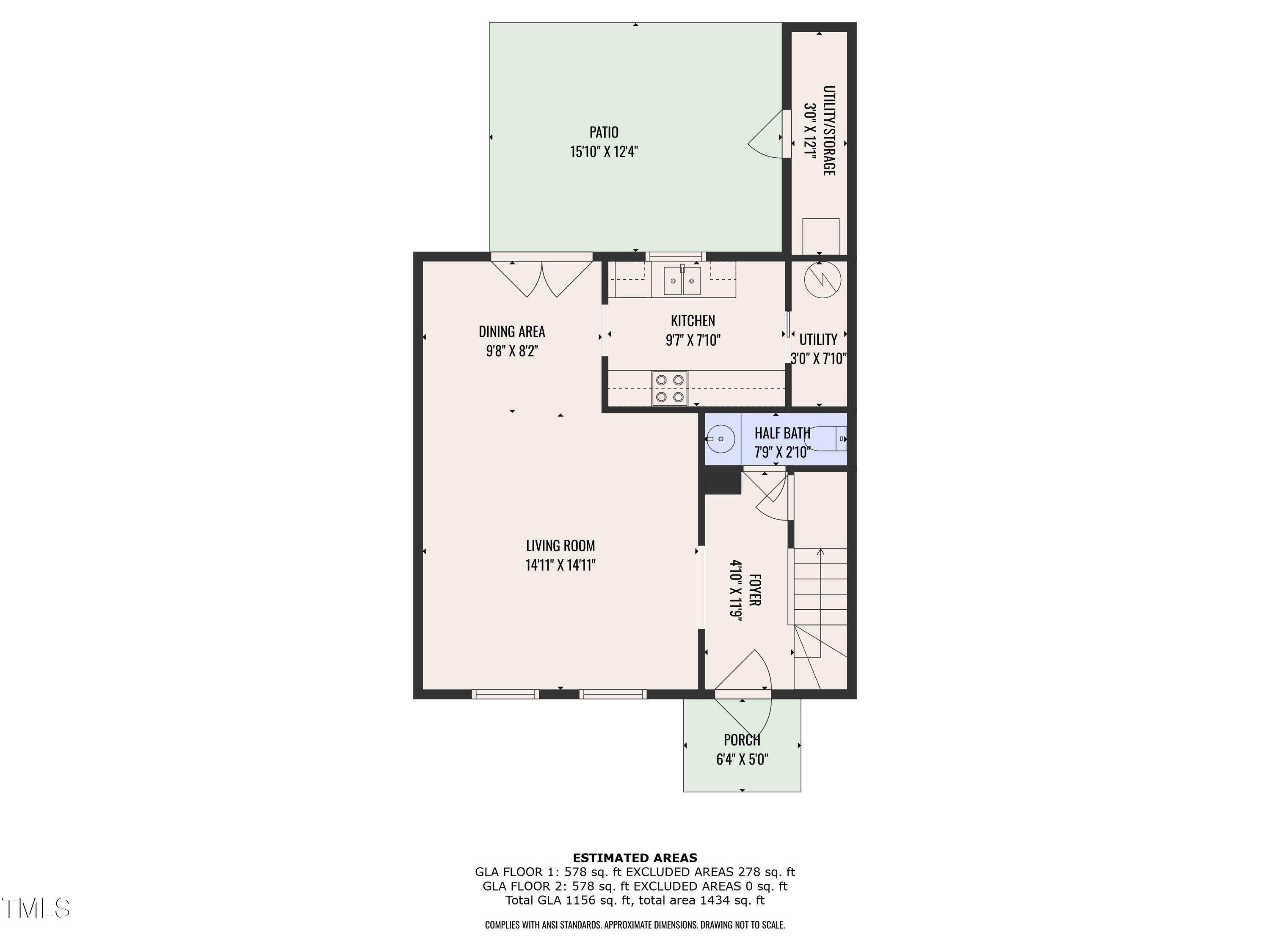 1344 Baez Street Raleigh, NC 27608 - Photo 20 of 23 1st_floor_1344_baez_street_raleigh_with_