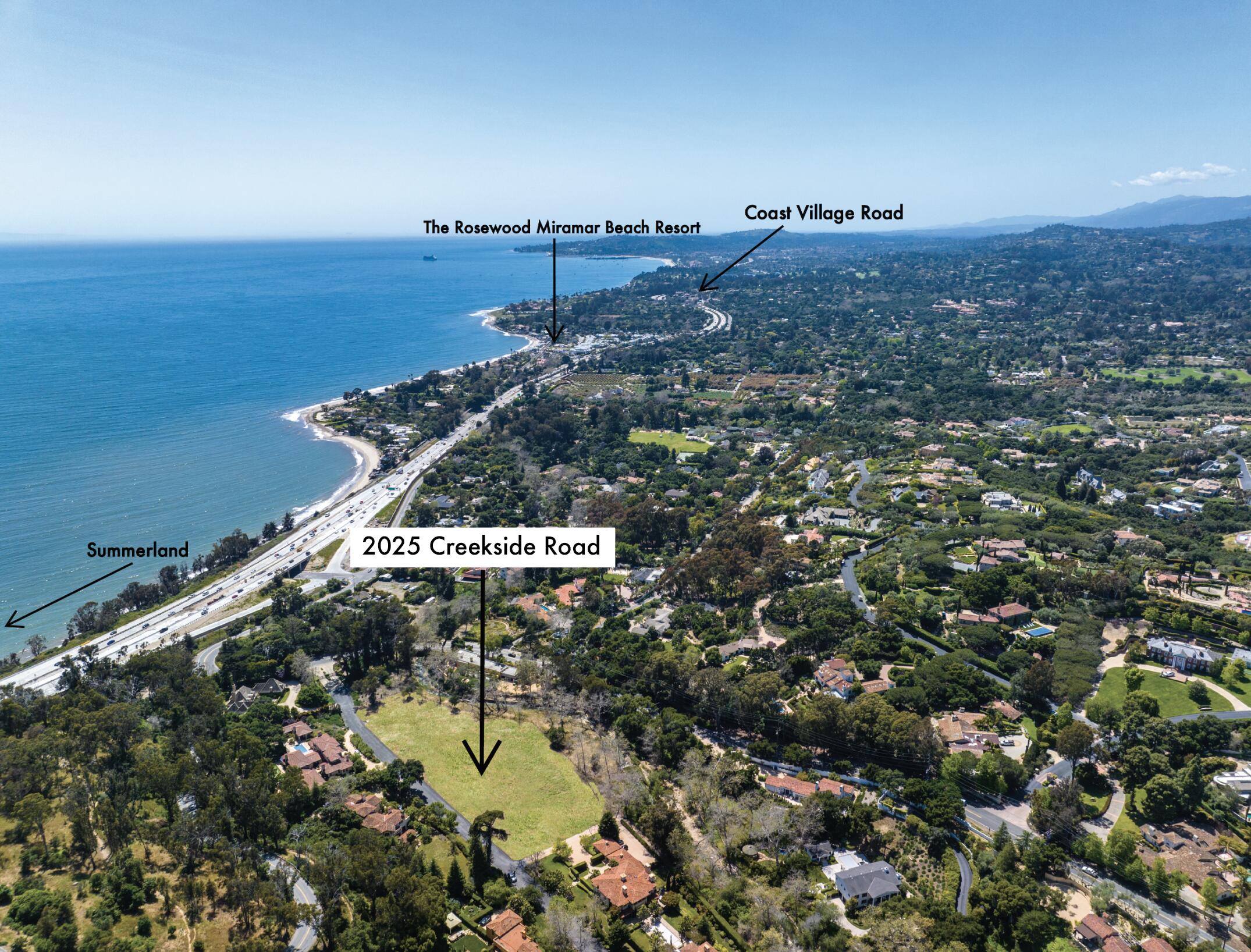 2025 Creekside Road Santa Barbara, CA 93108 - Photo 13 of 14 Property Map