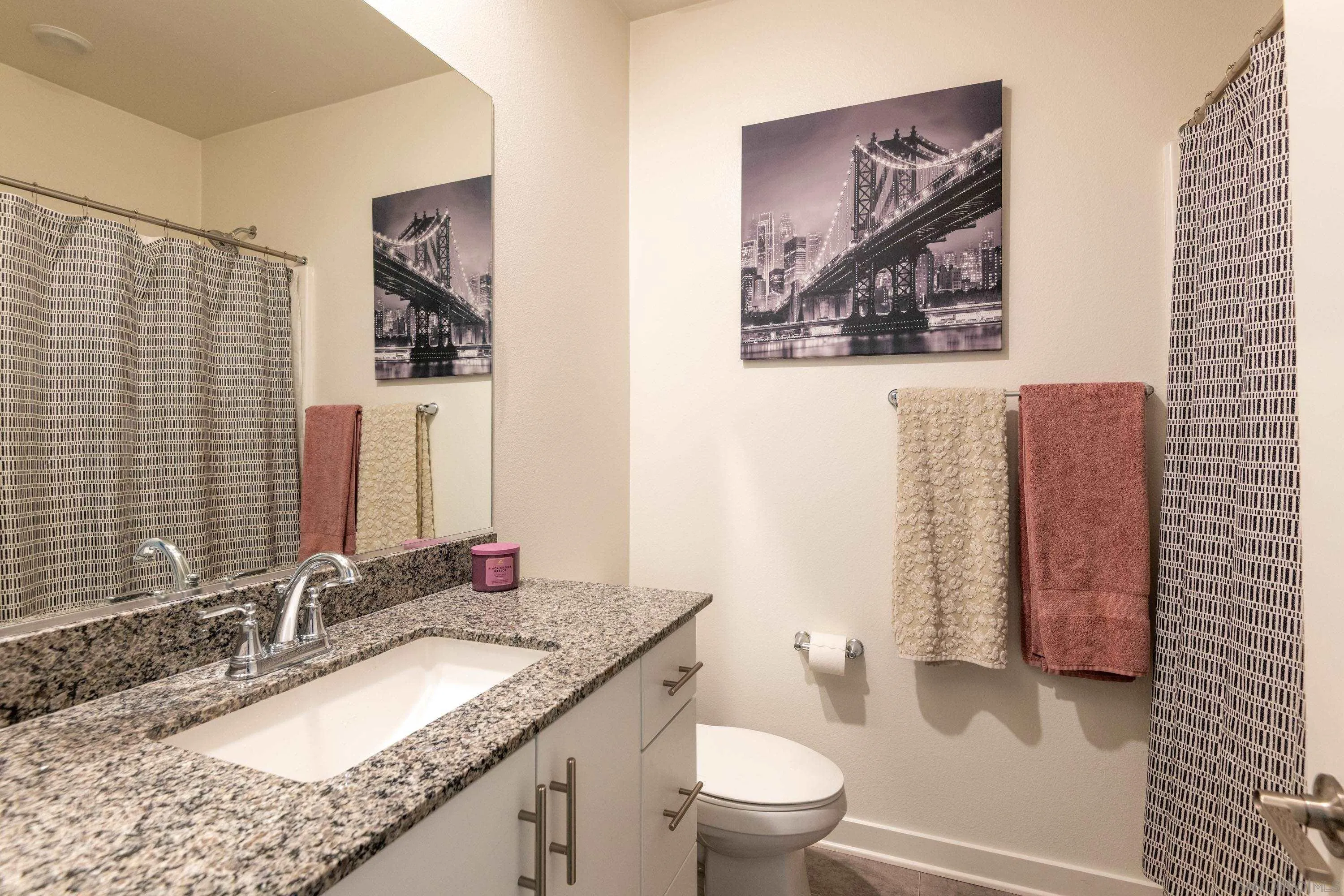 35177 Orchard Trail Fallbrook, CA 92028 - Photo 12 of 31 a bathroom with a granite countertop sink and a mirror