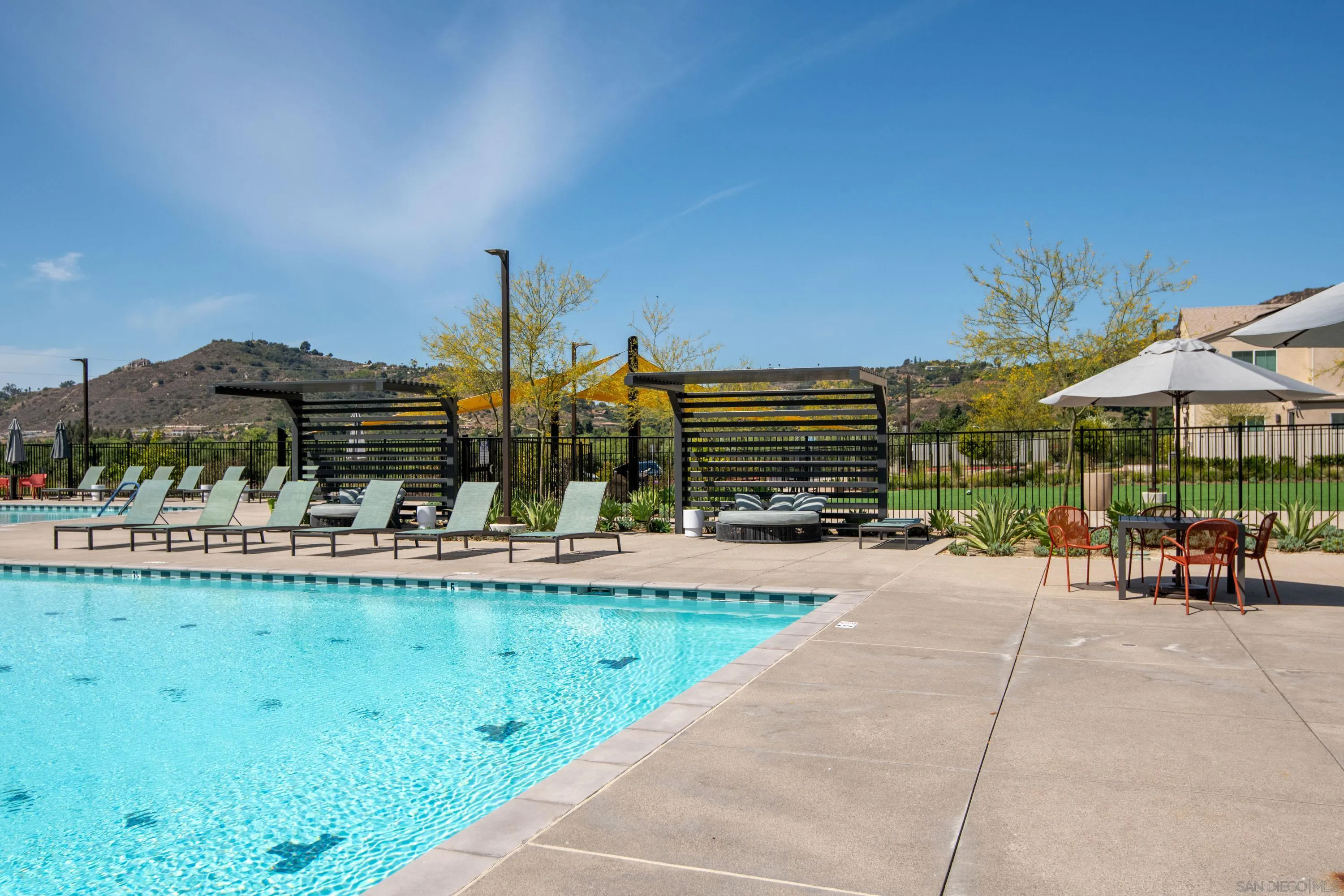 35177 Orchard Trail Fallbrook, CA 92028 - Photo 30 of 31 a view of a swimming pool with a patio