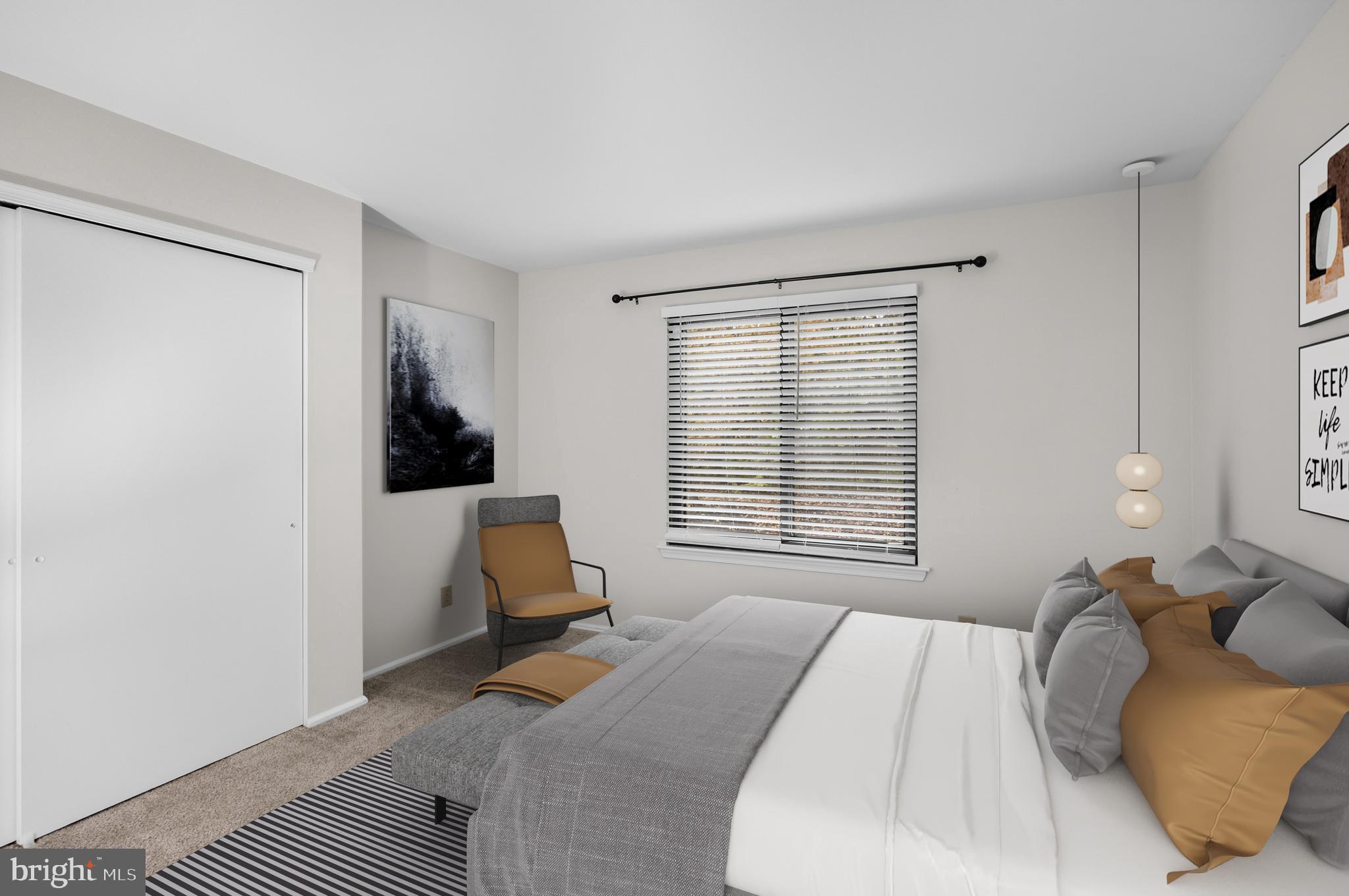 4107A Chadbury Road Mount Laurel, NJ 08054 - Photo 22 of 37 Bedroom 2- Virtually Staged