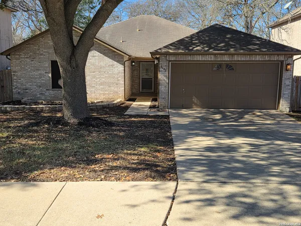 a front view of house