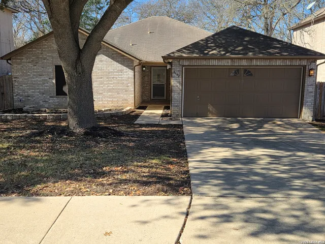 a front view of house