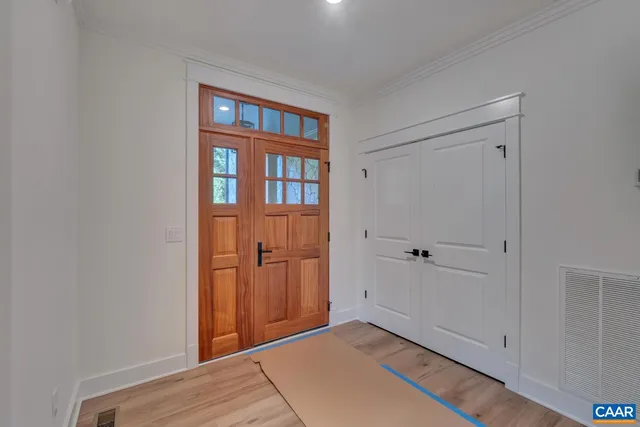 a view of front door