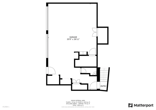 a picture of a floor plan