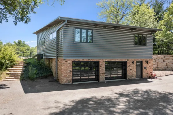a front view of house with yard