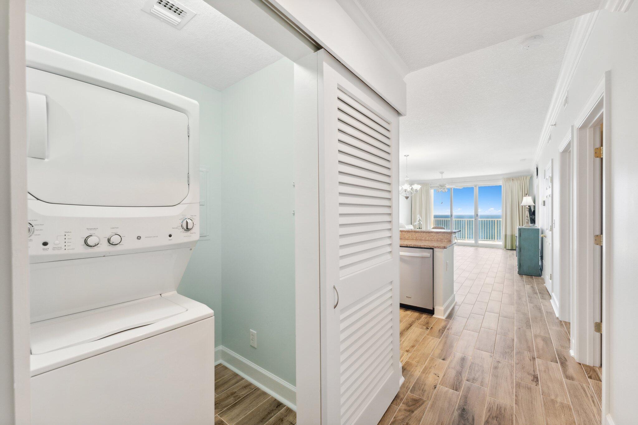 17545 Front Beach Road, Unit 2103 Panama City Beach, FL 32413 - Photo 9 of 56 a view of kitchen and sink