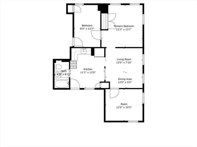 a picture of a bench in front of a wall