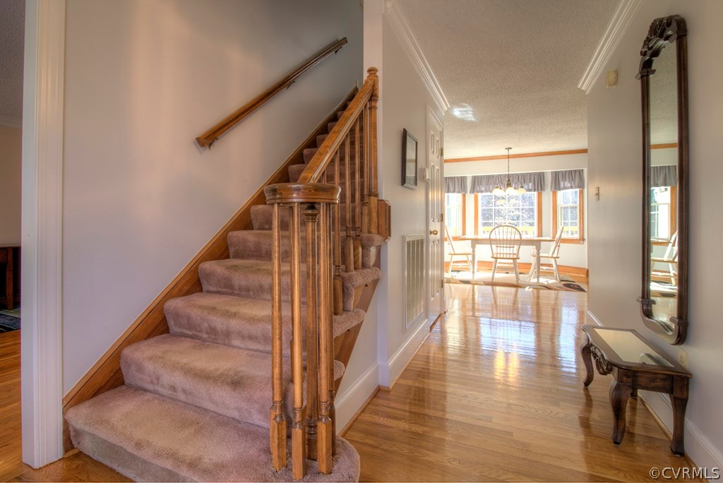 6321 Glebe Point Road Chesterfield, VA 23838 - Photo 2 of 23 a view of an entryway with wooden floor and door