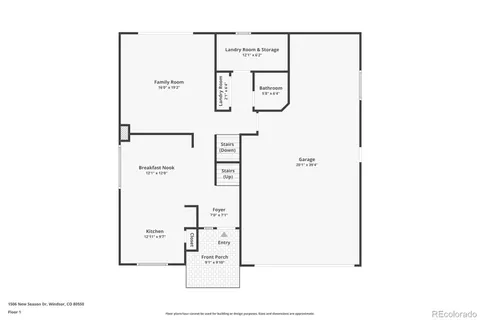 $489,000 | 1506 New Season Drive, Windsor, CO 80550