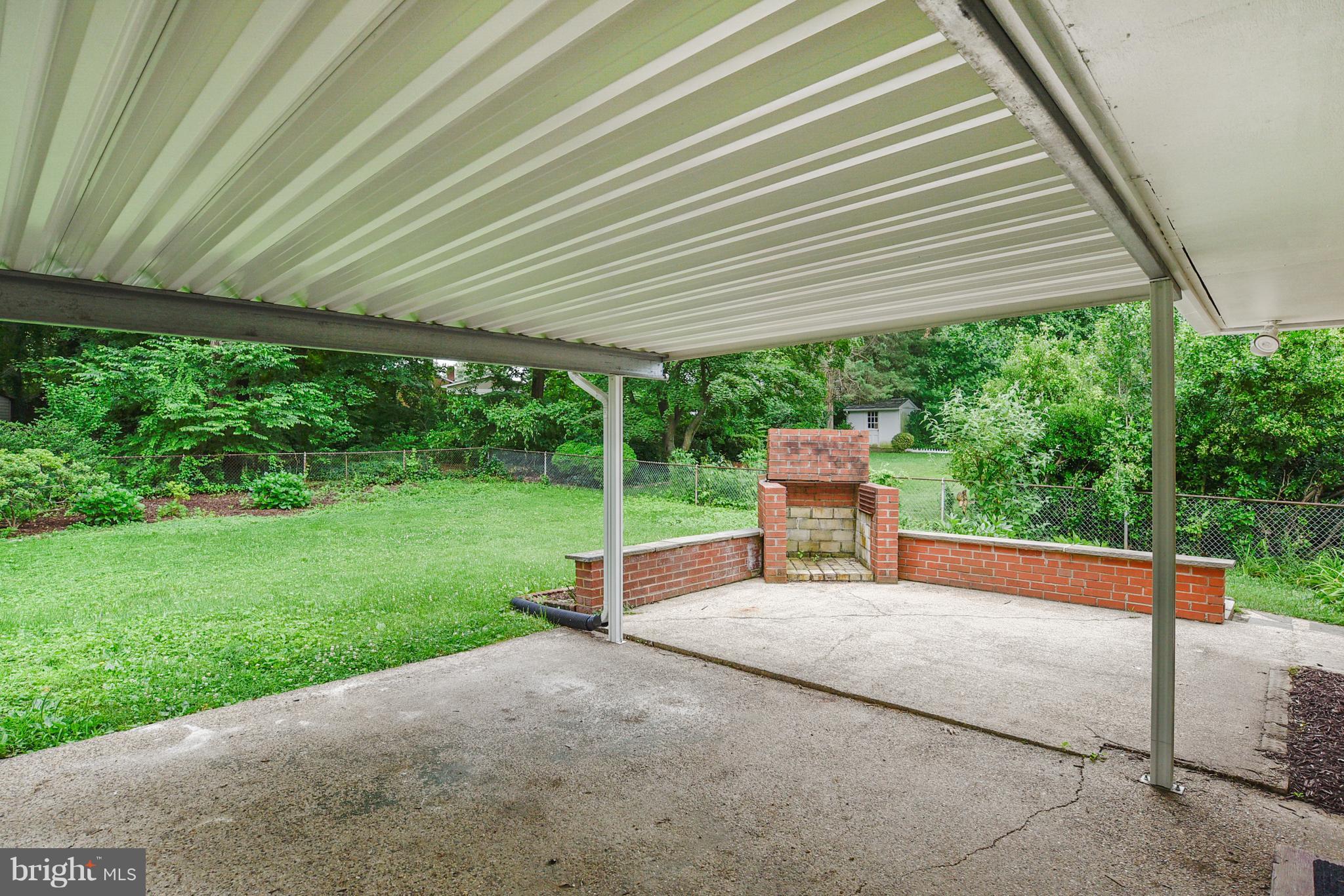 7303 Axton Street Springfield, VA 22151 - Photo 24 of 30 Covered rear patio